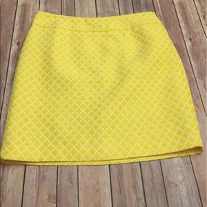 Ann Taylor yellow skirt