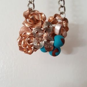 Hand made wire wrapped necklace