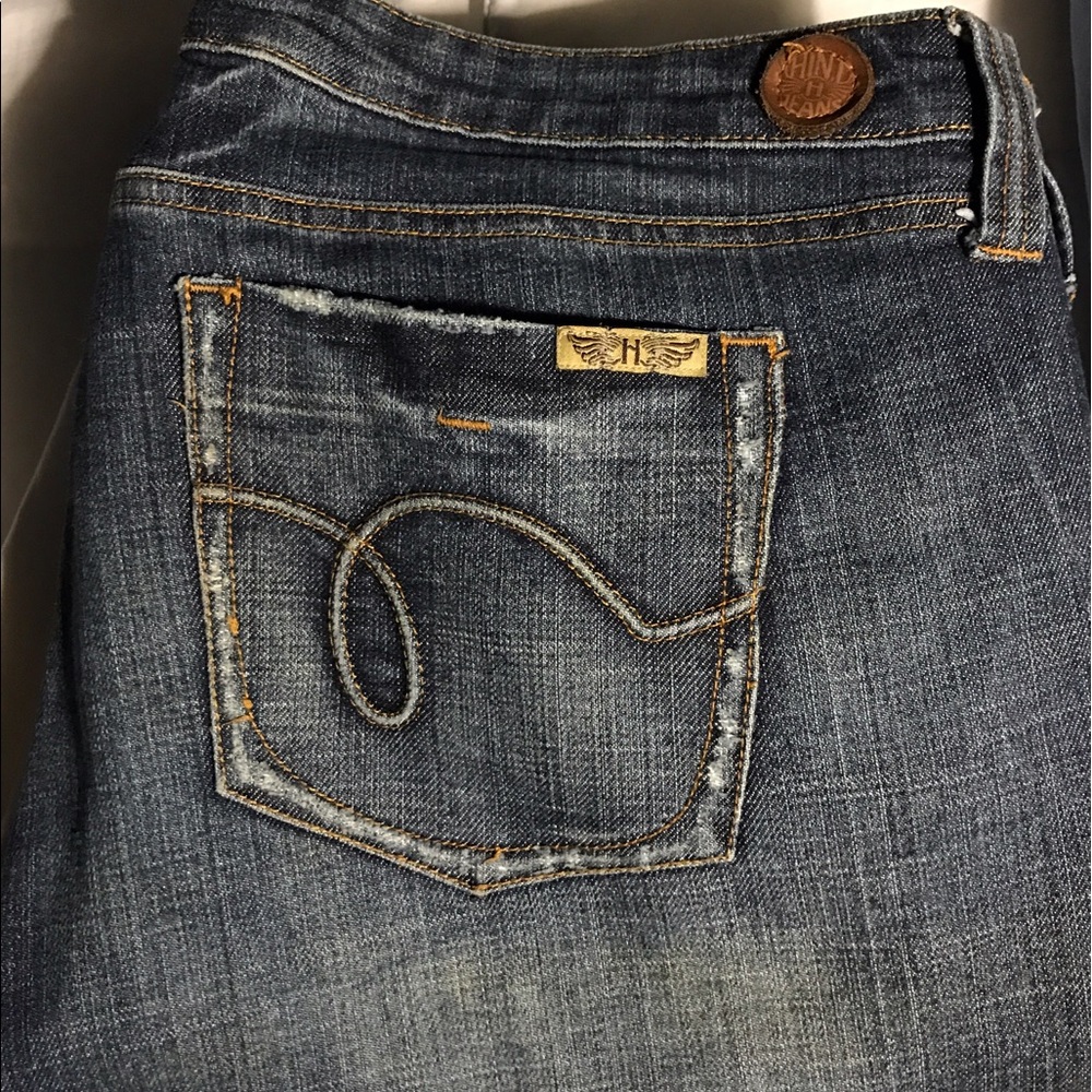 Hint stonewashed jeans