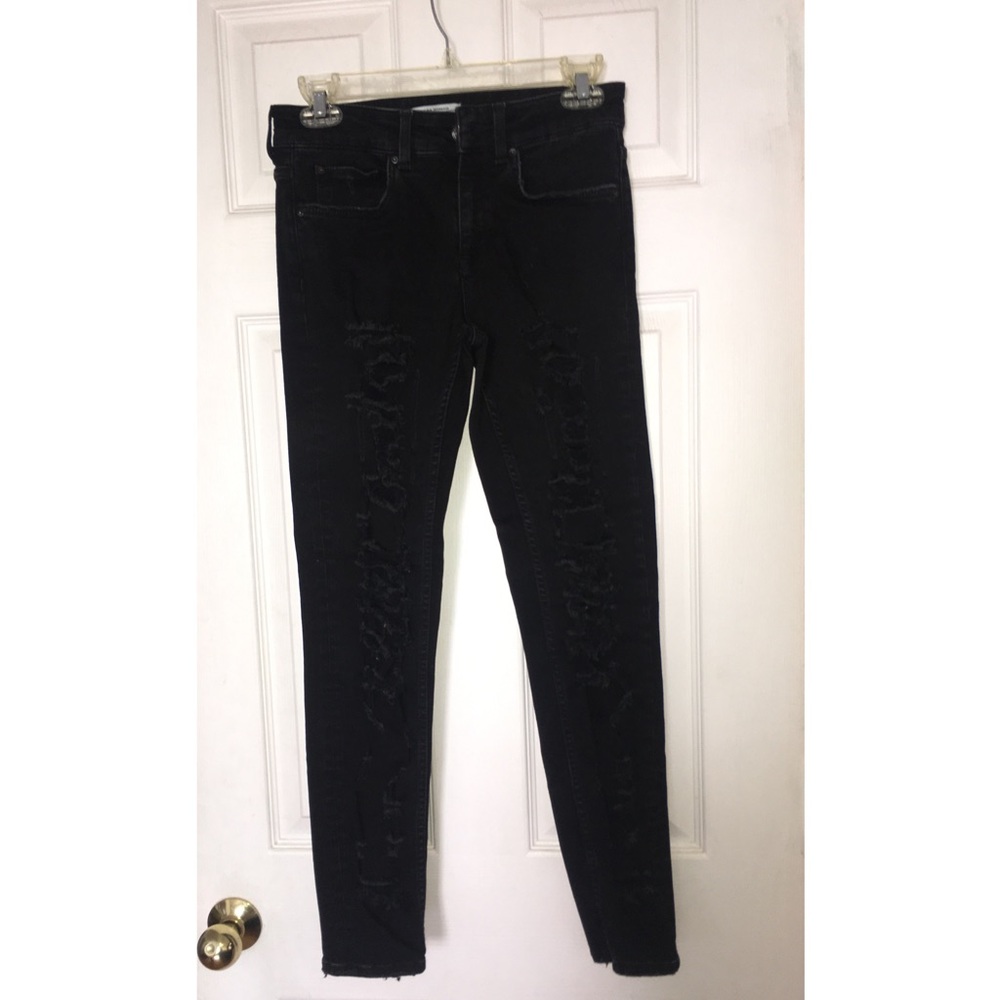 Zara Skinny Distressed Jeans Size 4