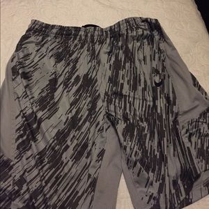 Nike dri fit shorts xl gray and black