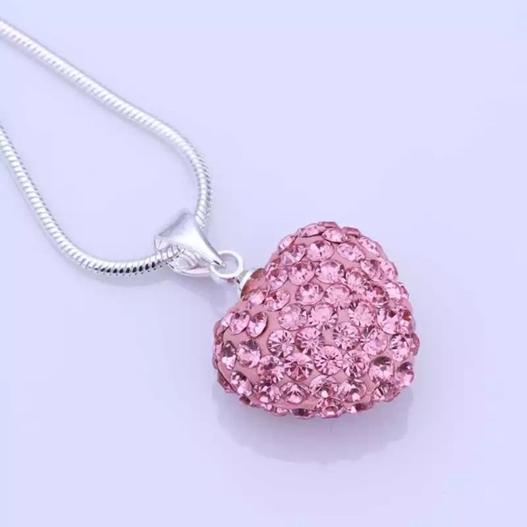 💖Clay Heart Necklace💖 - Picture 2 of 4