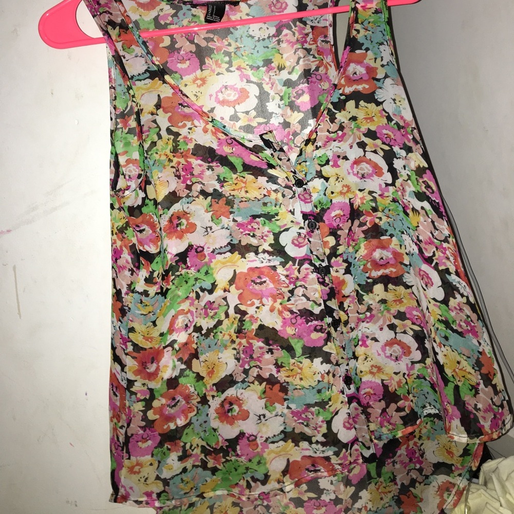 Flower tank top