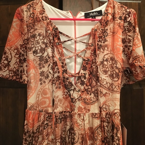 LuLus Pink Paisley Maxi Dress - Picture 2 of 4