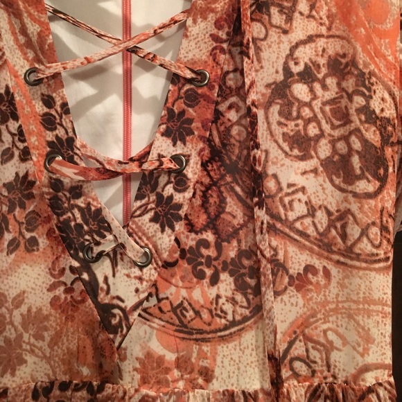 LuLus Pink Paisley Maxi Dress - Picture 3 of 4