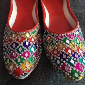 Brand new Ladies dress shoes embroidered