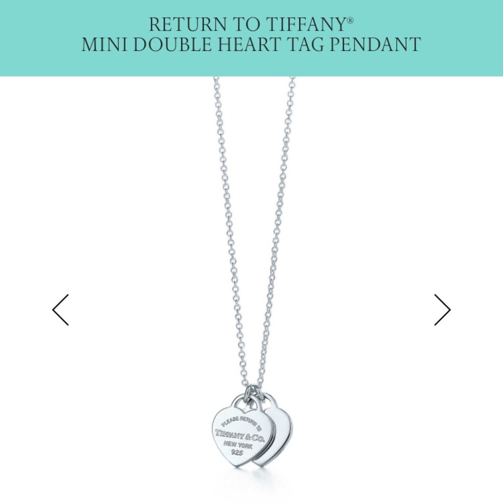 Tiffany&Co Return to Tiffany Double Heart Necklace
