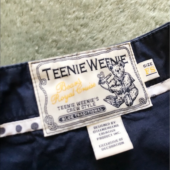 Teenie Weenie nautical skirt with build in shorts - Picture 3 of 4