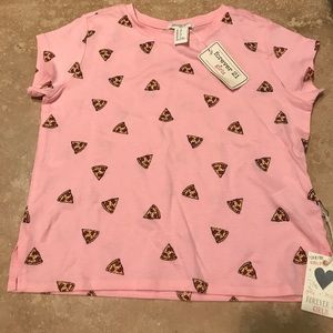 Forever 21 girls pizza t-shirt