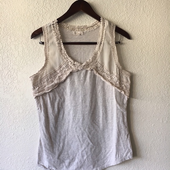 Adiva Tops - ADIVA lace embellished tank top Adiva Tops - ADIVA lace embellished tank top