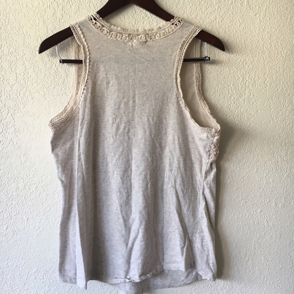 Adiva Tops - ADIVA lace embellished tank top Adiva Tops - ADIVA lace embellished tank top