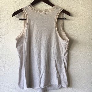 Adiva Tops - ADIVA lace embellished tank top Adiva Tops - ADIVA lace embellished tank top