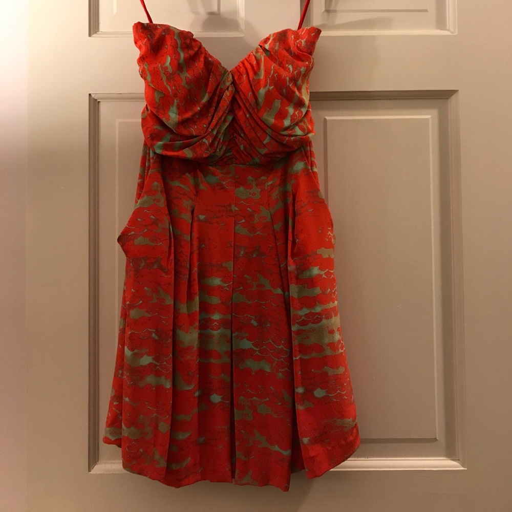 Silk print dress with pockets by Twinkle by Wenlan