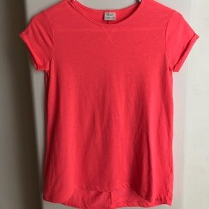 Zara girls coral t-shirt