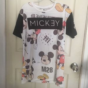 Disney x Neff Mickey Mouse collaboration tshirt