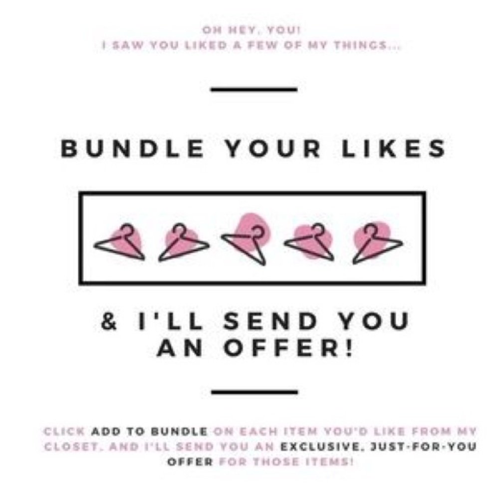 Bundle your likes and I'll make you an offer!