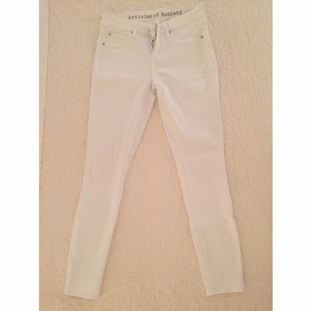 Articles of Society White Skinny Jeans