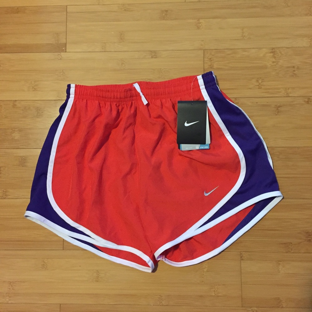 Nike Dri Fit Shorts Red/Purple Size XS