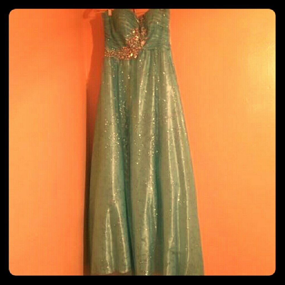 Blue diamond cinderalla dress