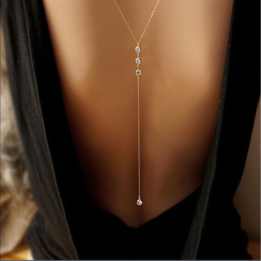 Sexy back bikini chain 🔥 Hot beach body jewelry