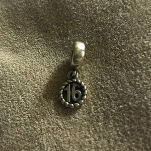 Number 16 Pandora Bead
