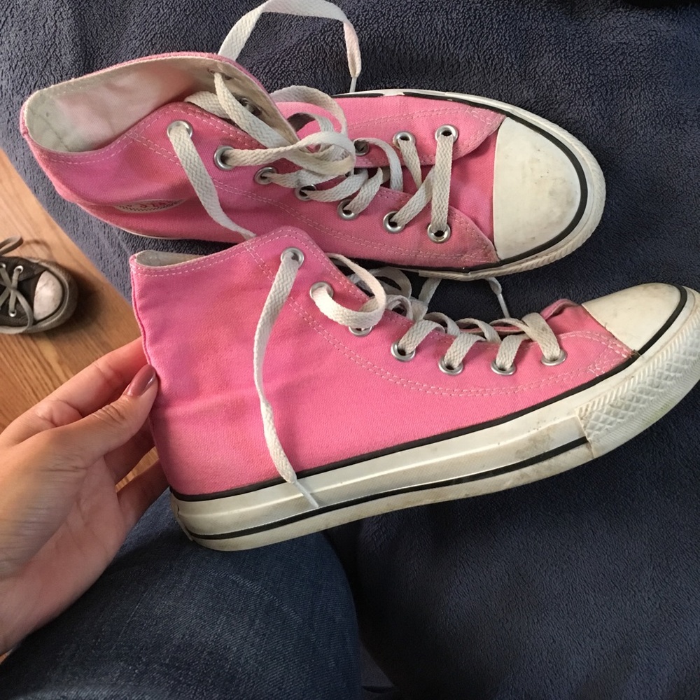 Pink high tops