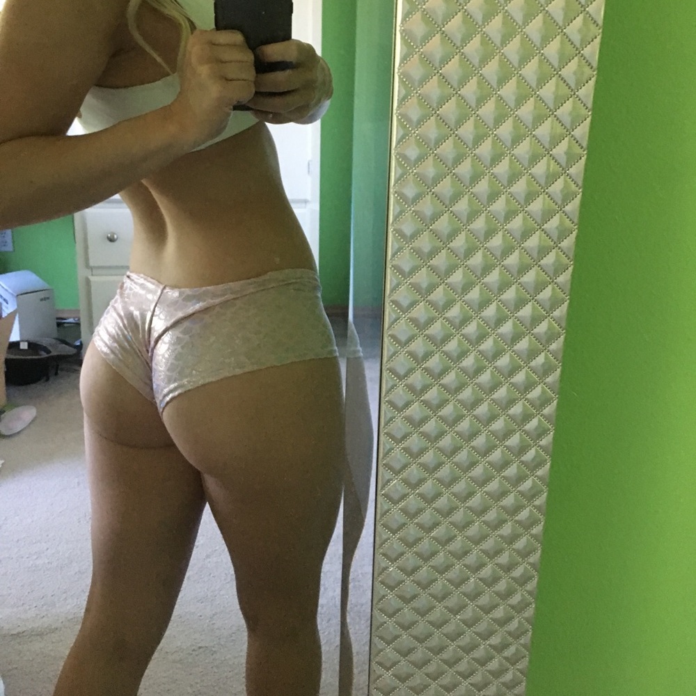 Oceanmoon Pink mermaid rave bottoms