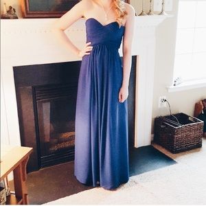 Formal blue dress