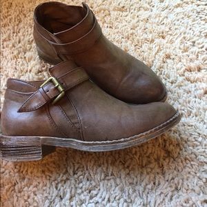 Brown Ankle Booties
