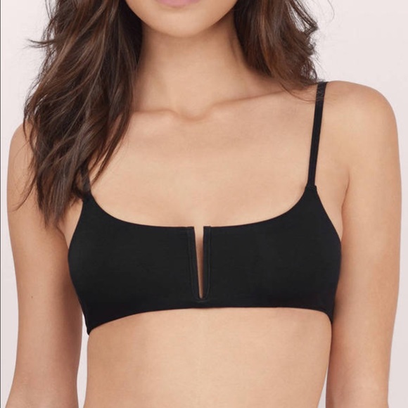 Black v cut bra - Picture 3 of 3