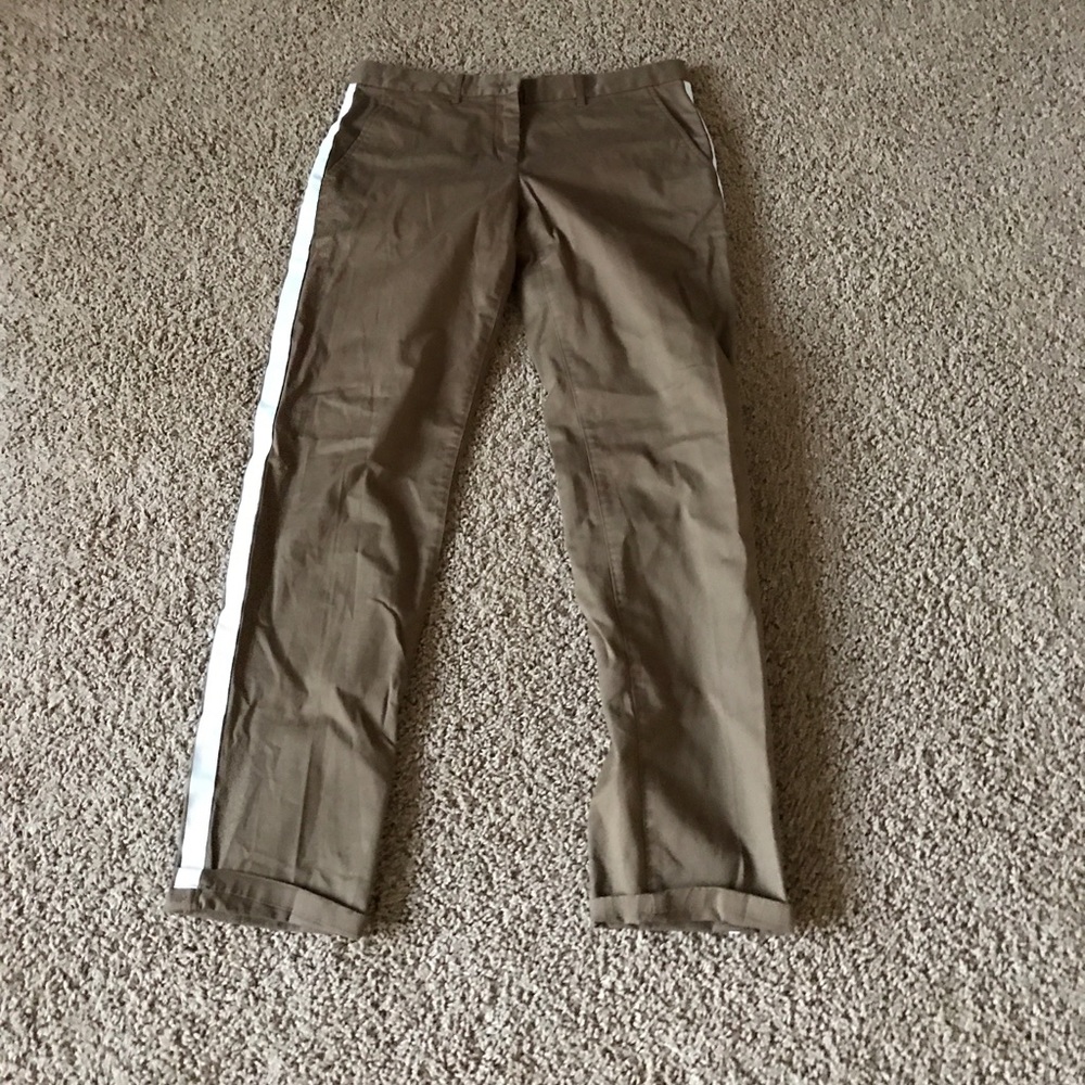 Straight-fit khaki pants worn only once!
