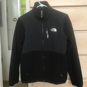 Women's small zip up NorthFace jacket with no hood