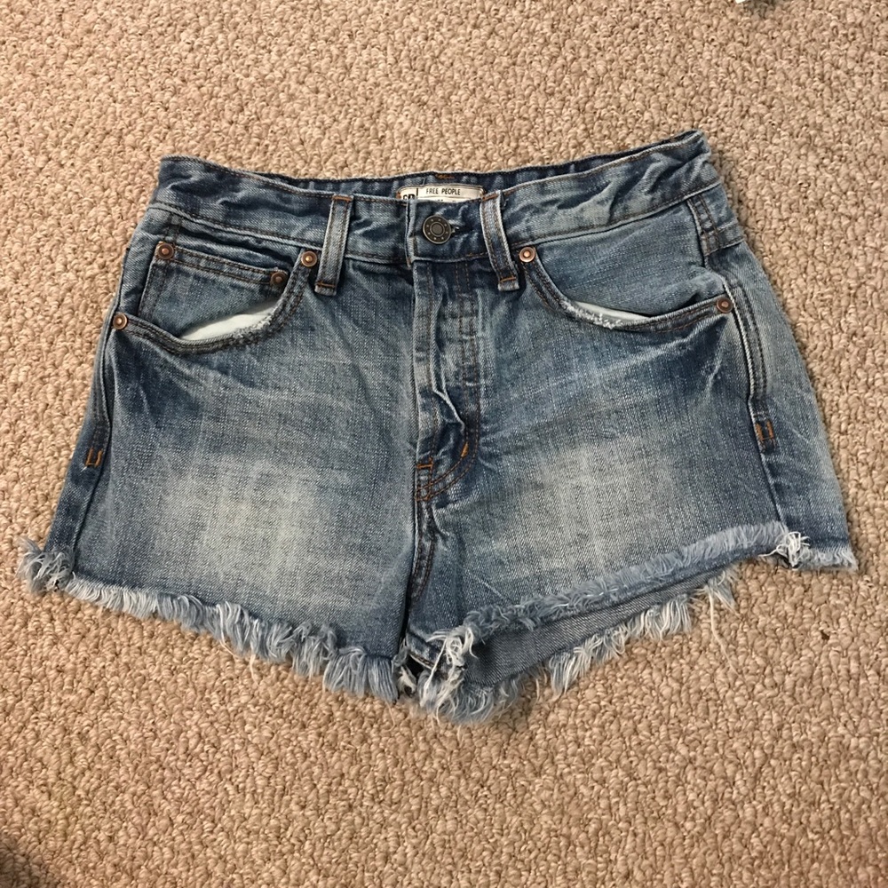Free People Denim Shorts