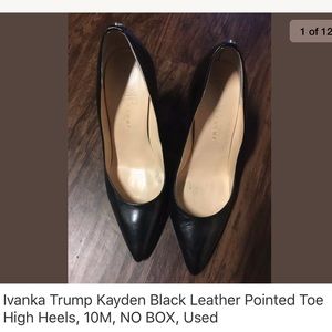 Ivanka Trump Pointed Toe Pumps, Size:10M
