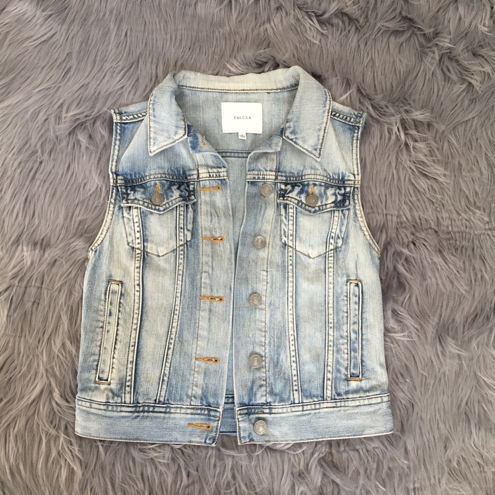 Talula Sleeveless Denim Jacket