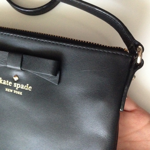 Kate Spade Black Handbag With Bow