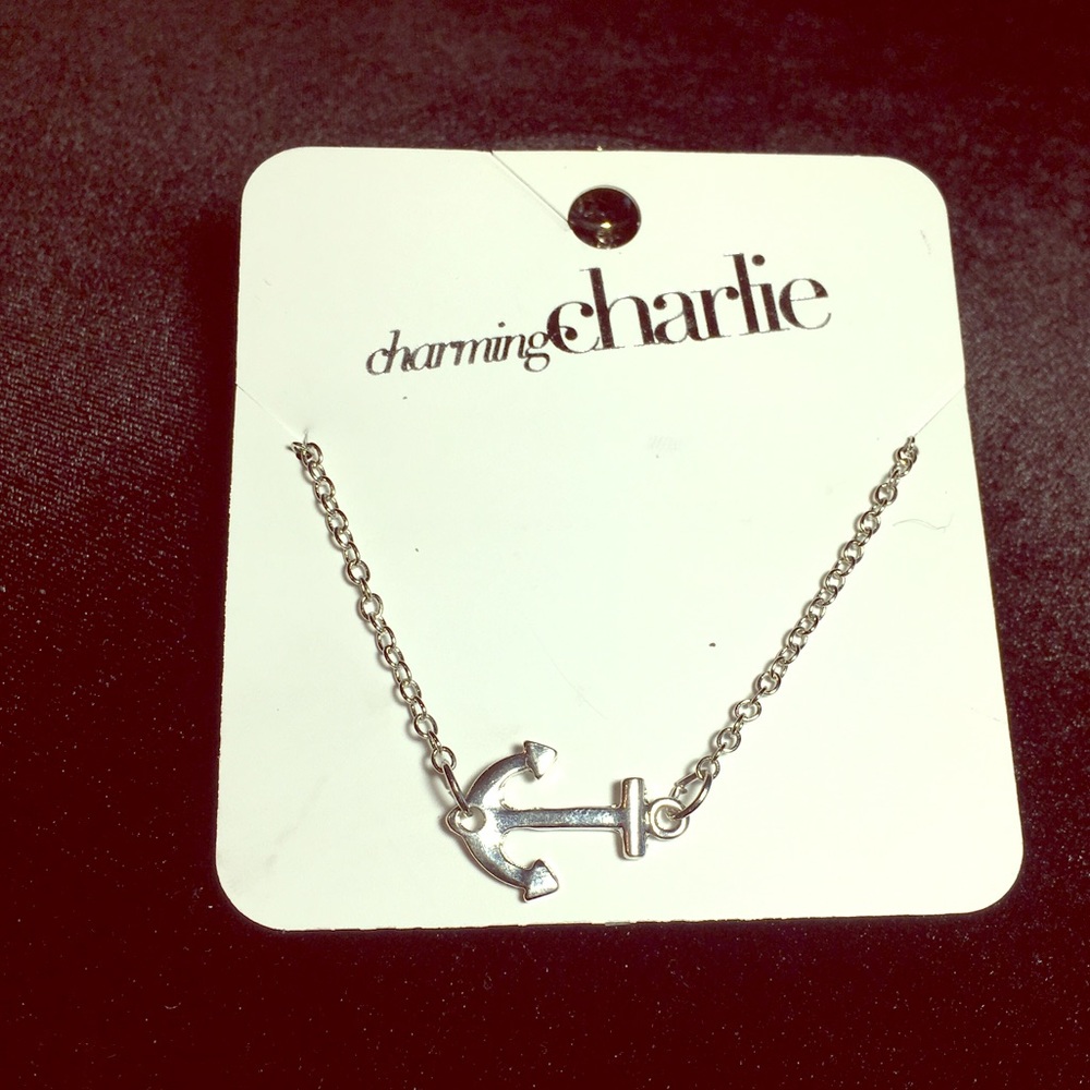 Silver Anchor necklace