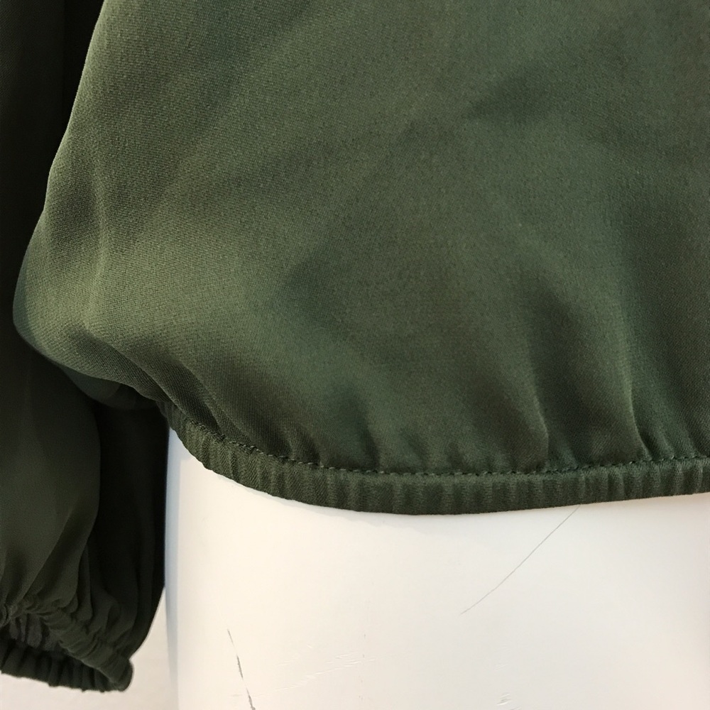 Joie V-neck Silk Tie Neck Tassel Blouse - Picture 3 of 8