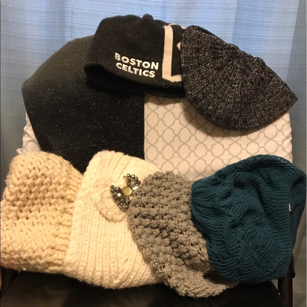 mixture of beanies