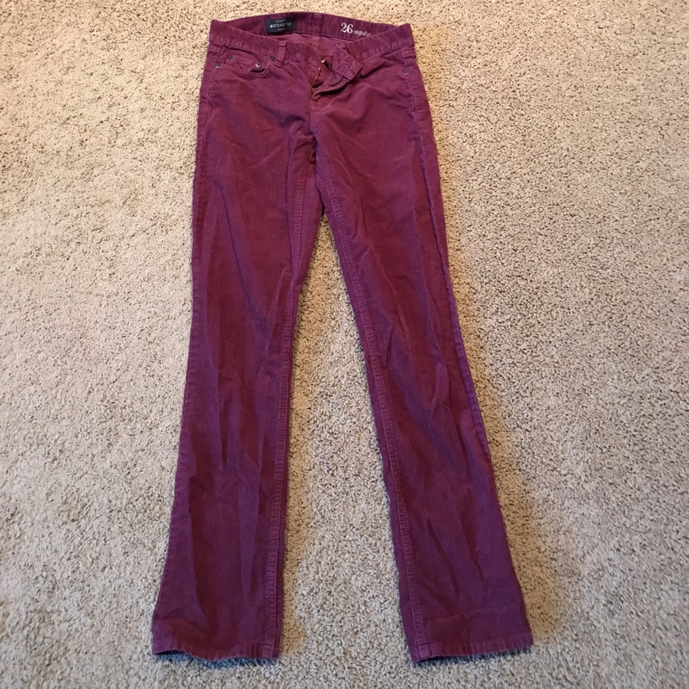 J. crew maroon cords - great condition!
