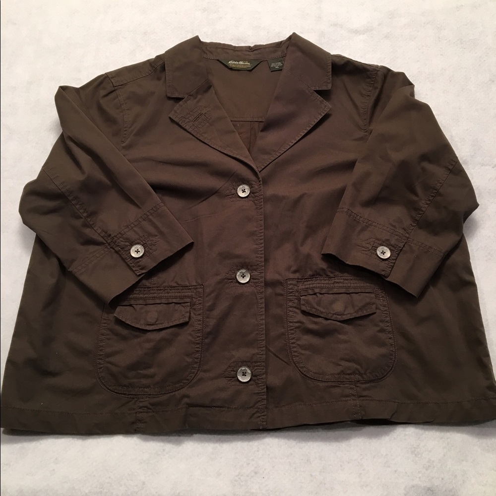 Eddie Bauer cropped jacket