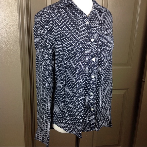 ALC At Last Classics Top S Button Down Floral, - Picture 3 of 5