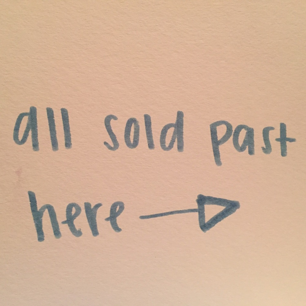 EVERYTHING PAST THIS IS SOLD!