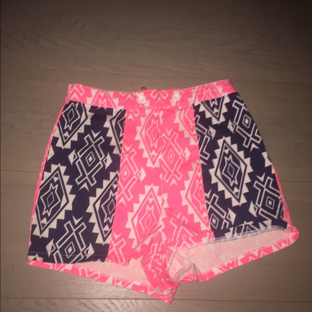 High waisted shorts