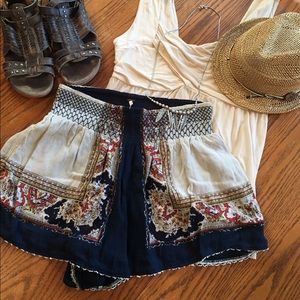 Free People festival flowy shorts size medium