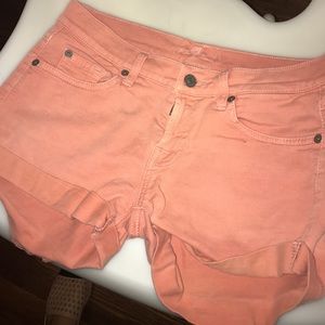 Seven peach shorts