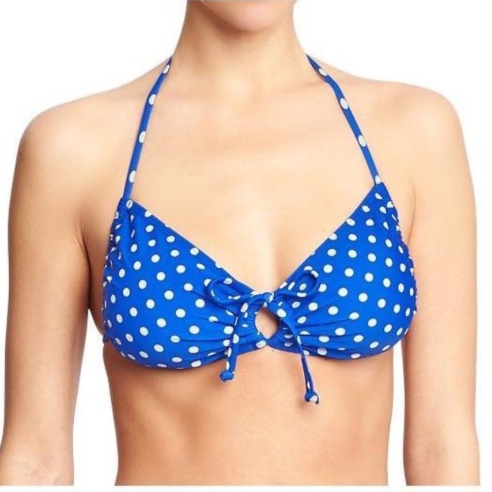 Polka dot bikini top