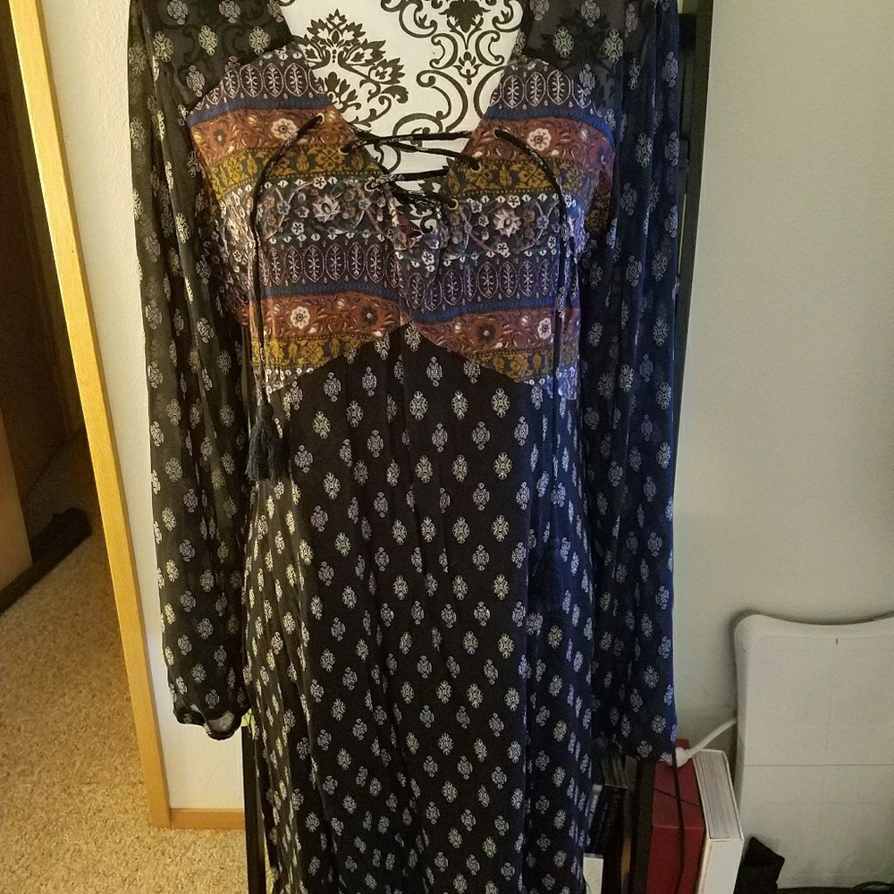 Navy blue dress