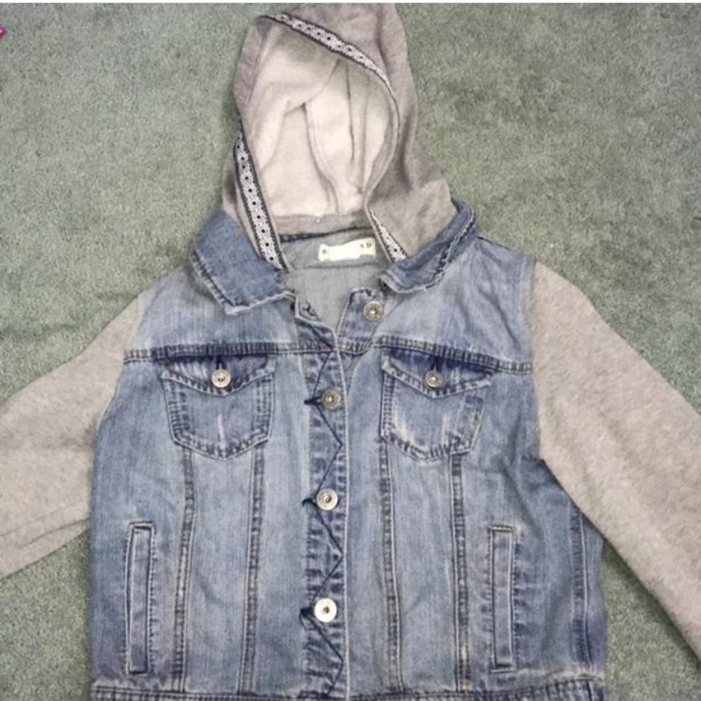 Denim best/sweatshirt