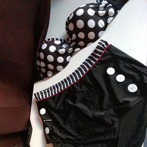 High waisted retro style bikini